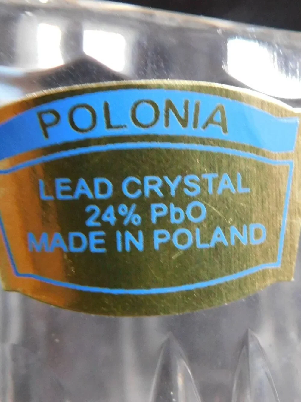 Polonia Cut Crystal Pitcher # 24814